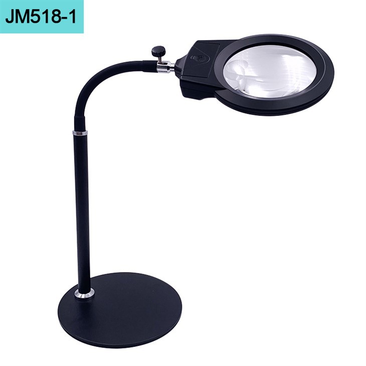 Table Lamp with Magnifying Glass